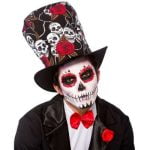 Day Of The Dead Top Hat