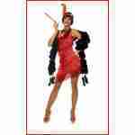 Dazzling Flapper- Red