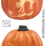 Decorated Pumpkins with Flashing Light