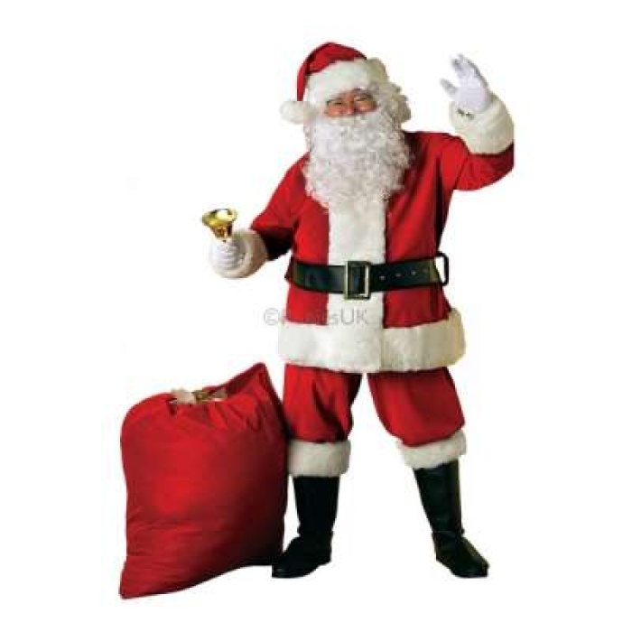 Deluxe Velvet Santa Suit 2369 Img