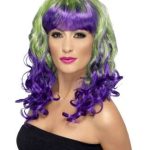 Divatastic Wig - Green & Purple