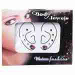 Ear Tattoo Crystals Reusable Multi