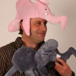 Elephant Hat with Funny Eyes