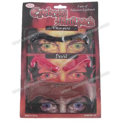 Eyebrow-Multipack-Vampire-Devil-Werewolf_20114_img.jpg Eyebrow Multipack- Vampire, Devil & Werewolf - Image 1