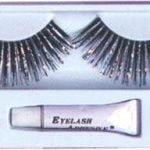 Eyelashes - Black / Silver Hologram