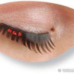 Eyelashes - Black Strass - Ruby