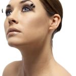 Eyelashes - Black W/Corner Plumes