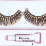 Eyelashes - 'Diamond' Black / Gold