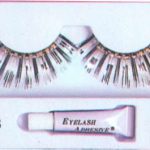 Eyelashes - 'Diamond' Black, White, Silver