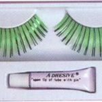 Eyelashes - Green (2 - tone)