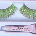 Eyelashes - Green / Silver Hologram
