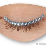 Eyelids - Strass - Blue