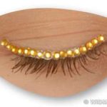Eyelids - Strass - Gold