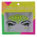 Face Jewels Neon Green - Forehead