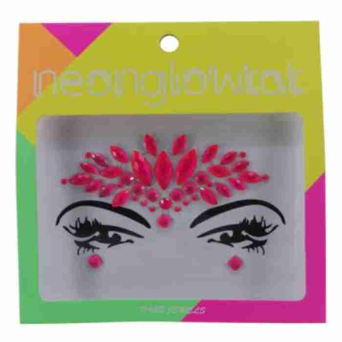 Face Jewels Neon Pink 1 img