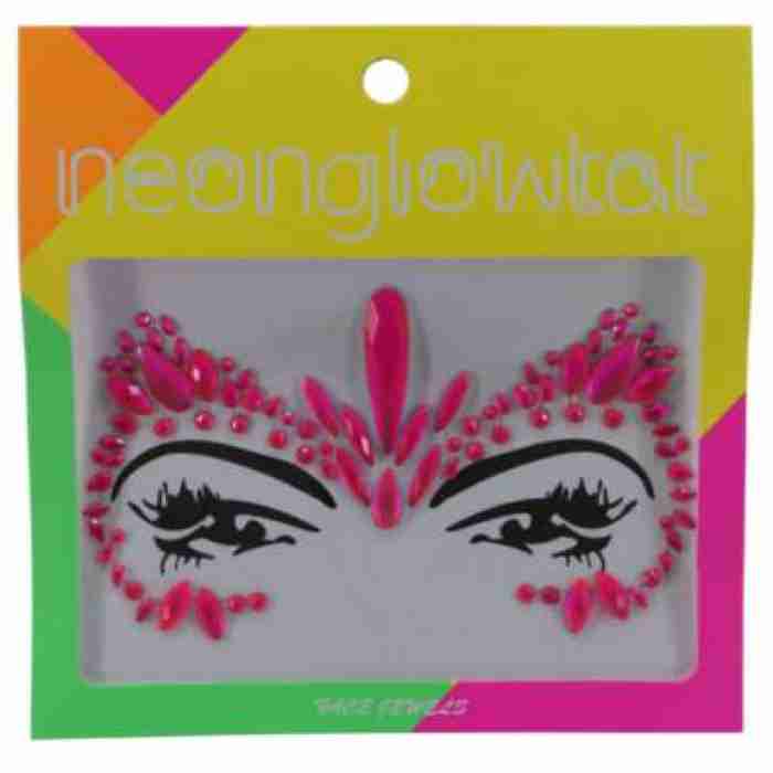 Face Jewels Neon Pink 2 img