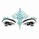 Face and Body Jewels Aqua - Festival Makeup