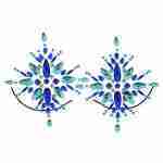 Face and Body Jewels Blue - Bold and Effective Look