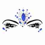 Face and Body Jewels Blue Multi colors