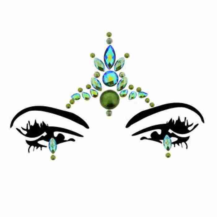 Face and Body Jewels Emerald Green img