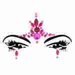Face and Body Jewels Fushia Pink - Festival Makeup