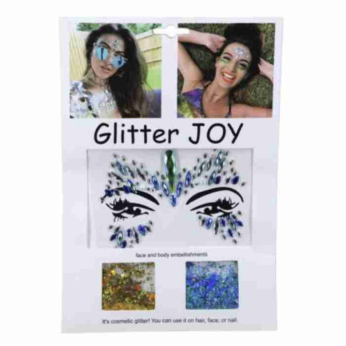 Face and Body Jewels Multi with Glitter Glitter Joy img