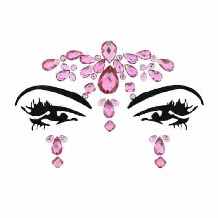 Face and Body Jewels Pink Gems and Mystical Glitters img