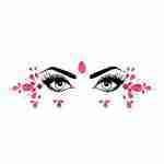 Face and Body Jewels Pink - Mermaid Inspired Appearance