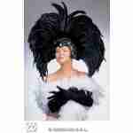 Feathered Brazil Headdress - Black