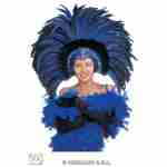 Feathered Brazil Headdress - Blue