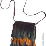 Feathered Native Indian Handbag