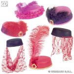 Felt Night Life Hats with Decoration