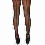 Fishnet Tights With Black Seam
