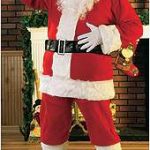 Flannel Santa Suit XL
