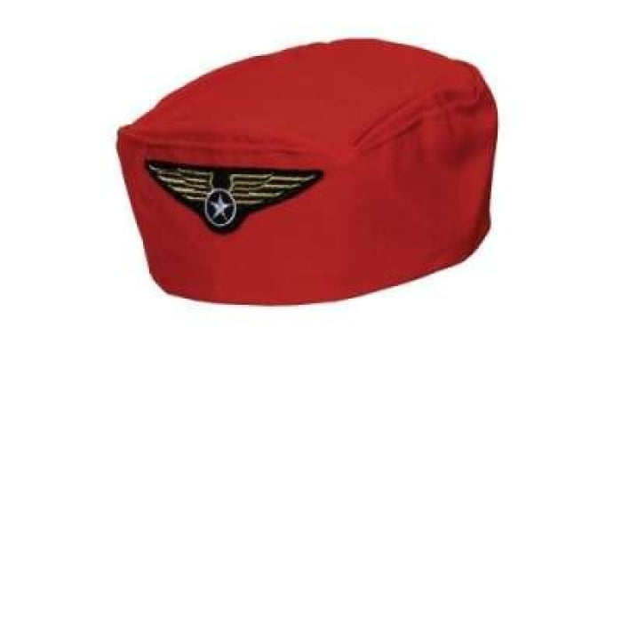 Flight Attendant Hat Red ac9140