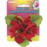 Floral Hairclip- Red
