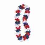 Flower Lei- Red, White and Blue