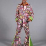 Funky Colour Suit - Pink/Lime Green