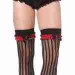 Garter - Red & Black