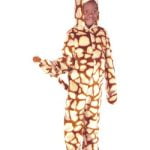 Giraffe (attached hood and tail)