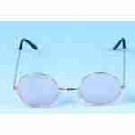 Glasses 60s Style - Pink Lens Gold Frame