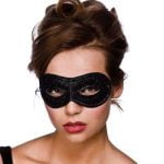Glitter Eyemask- Black