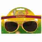 Gold Glasses w/Dark Lens