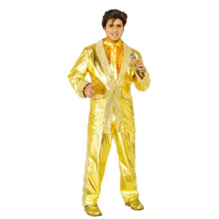 Gold Lame Evis Costume 29394 img