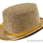 Gold Lame Felt Toppers