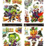 Halloween Glitter Window Stickers