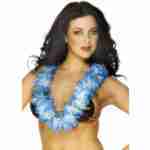 Hawaiian Lei- Deluxe Blue