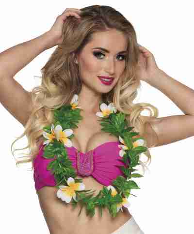 Hawaiian-Lei-white-lei-52265.jpg Hawaiian Lei white lei - Image 1