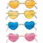 Heart Shaped Glasses - Asst.