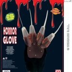 Horror Gloves with Glow in the Dark Blades